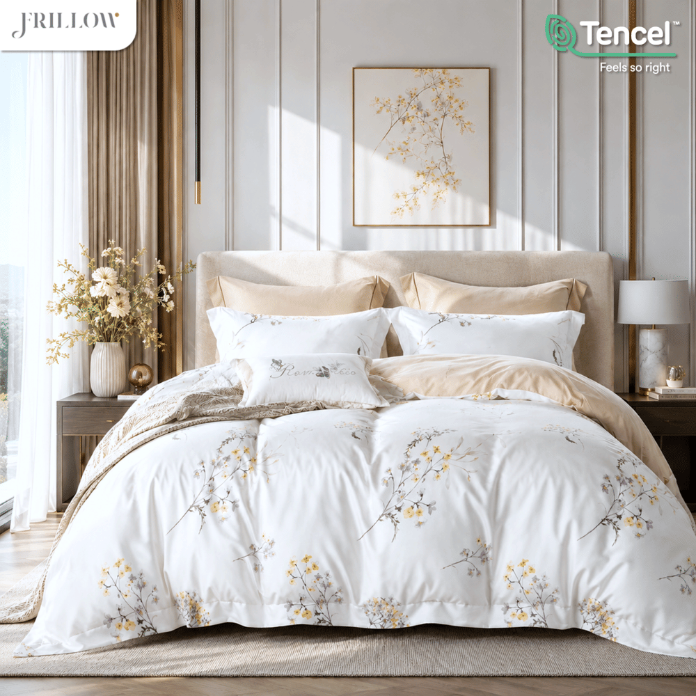 ปลอกผ้านวม 60X80 นิ้ว FRILLOW TENCEL&trade; 1180TC สี LADY DAPHNE